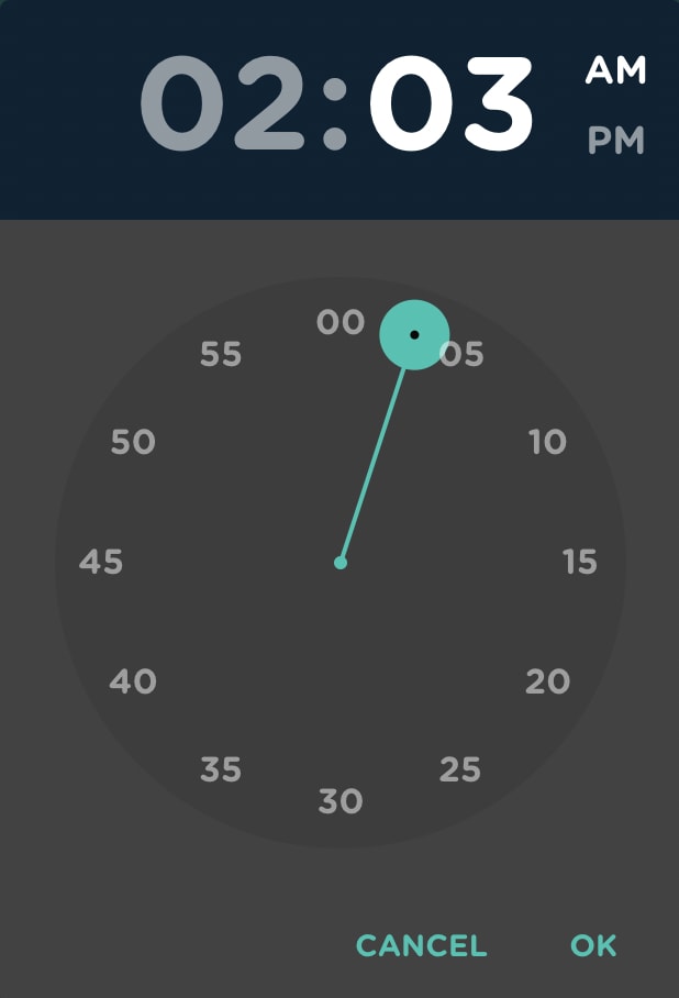 MUI Timepicker