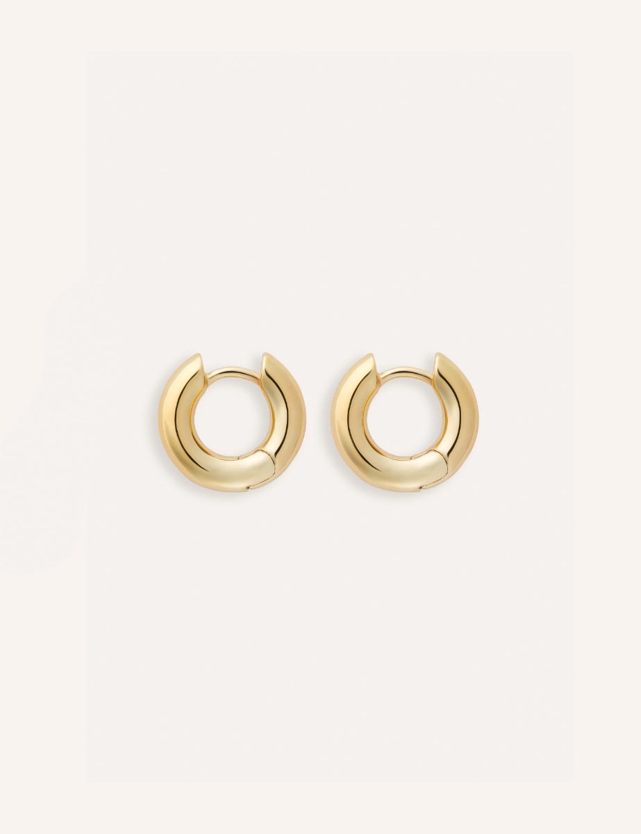 Osgood Gold Chunky Hoop Earrings 