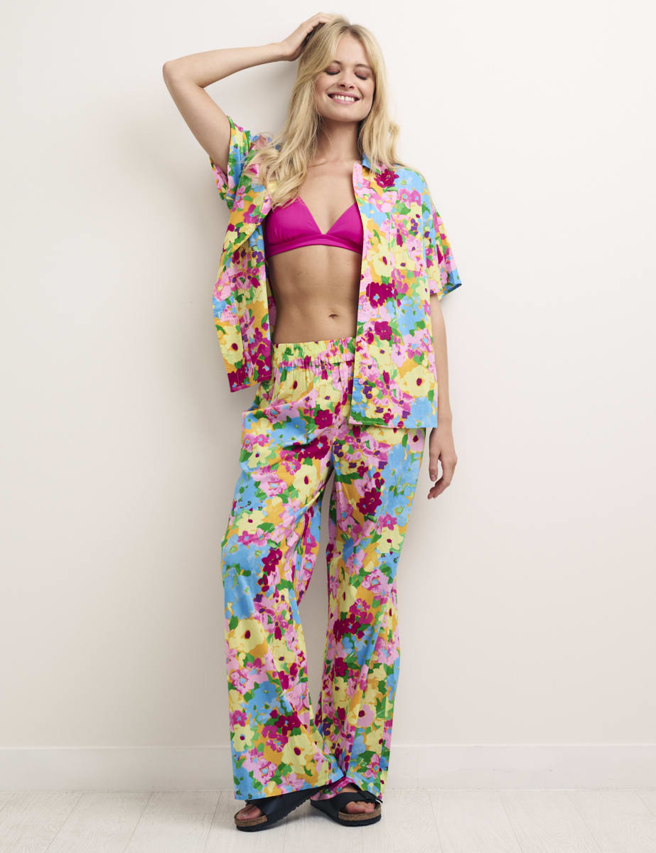Multi Floral Lola Trousers