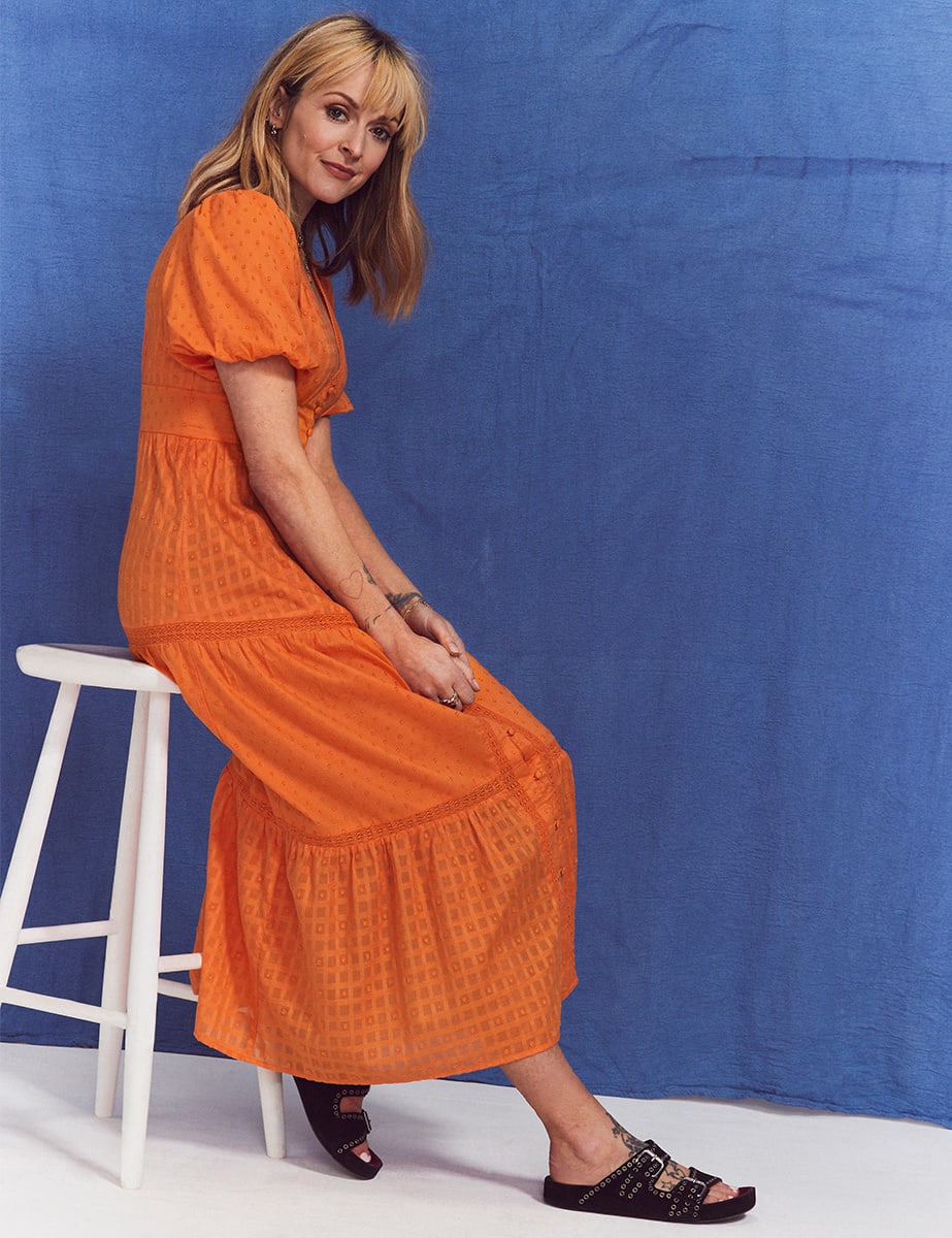 Fearne Cotton Orange Cici Midaxi Dress