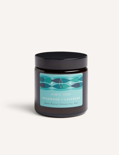 Every Nook Rosewood & Lavendar Candle Small