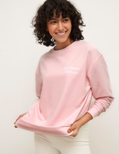 Longline Embroidered Sweater