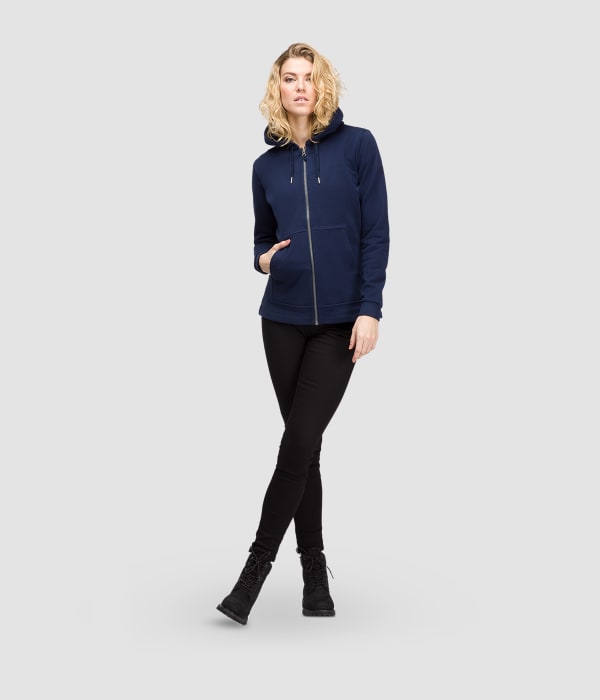 Product image of oslo cotton/wool Zip Hood (W)