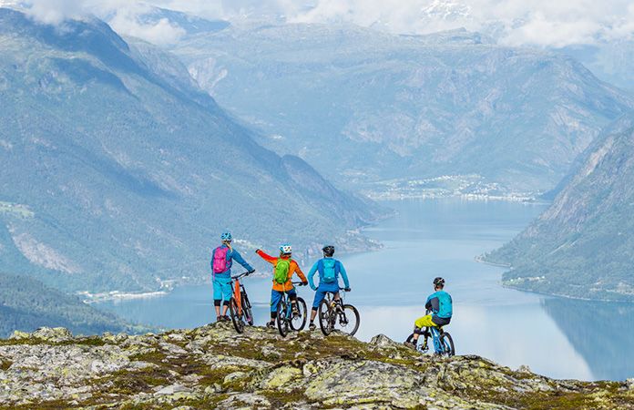 Norrøna fjørå ryggsekk 10l terrengsykkel