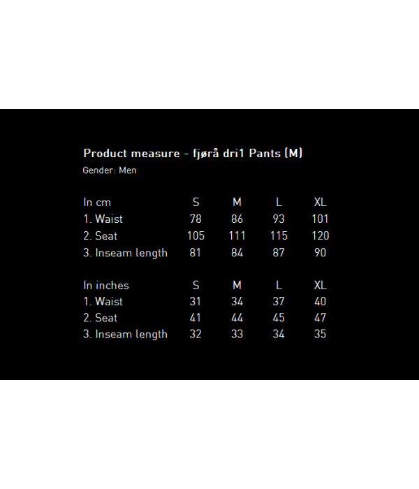 Product image of fjørå dri1 Pants (M)
