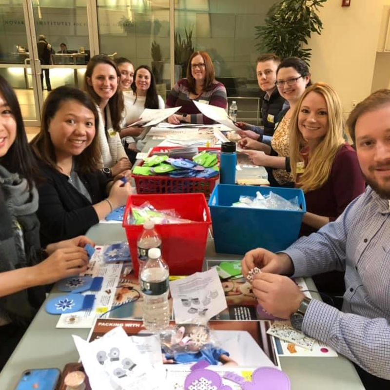 Assemble Buddy Bags for Hospitalized Children