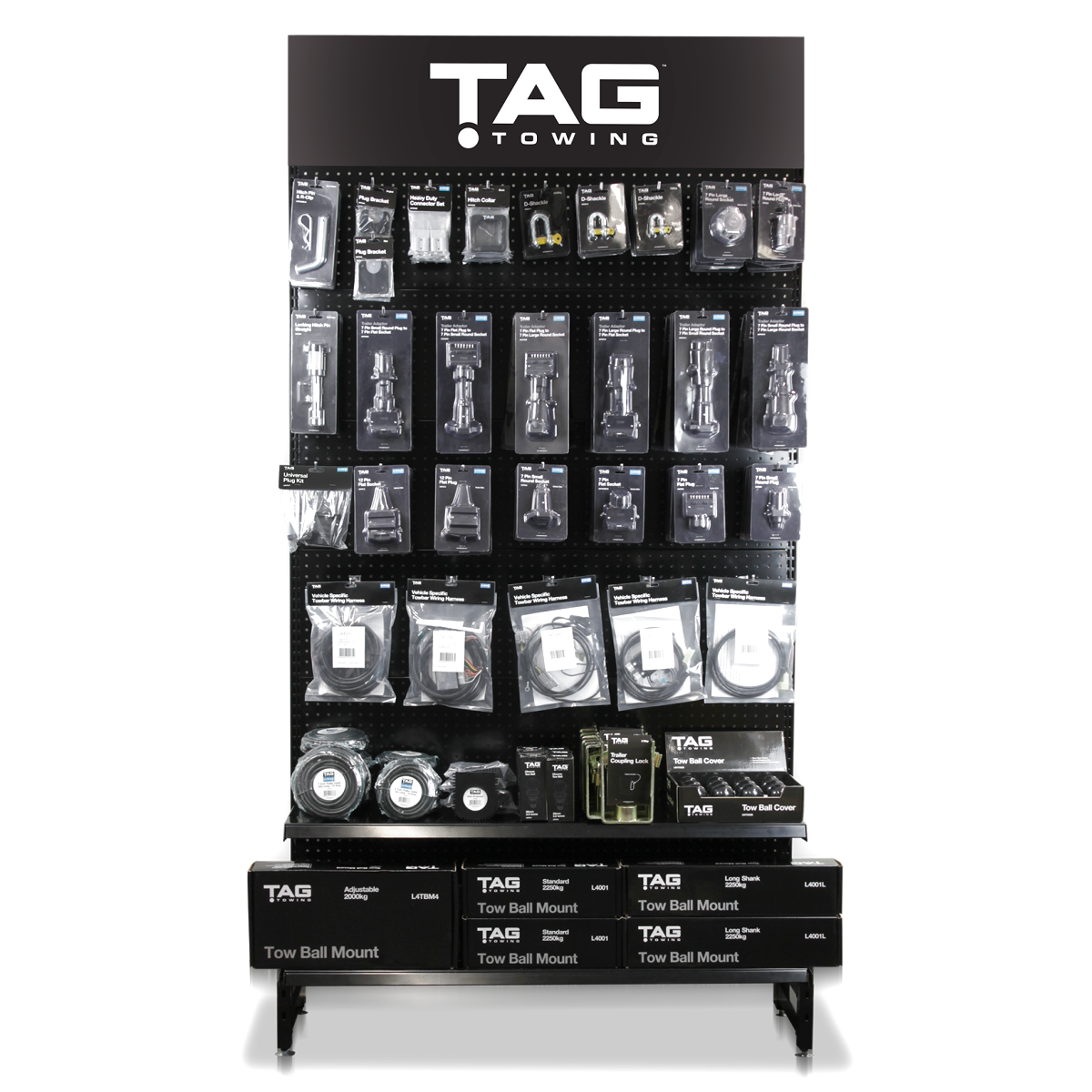 TAG Towing Accessory Professional Pack incl. Display Rack