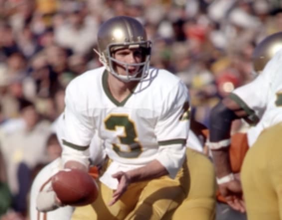 Former Notre Dame quarterback Joe Montana