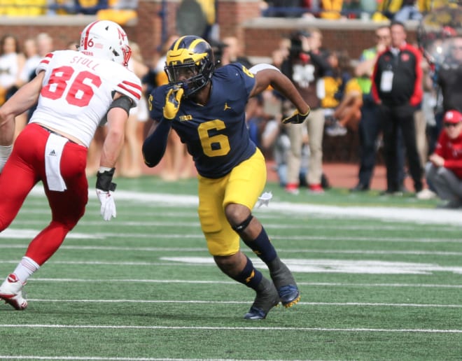 Former Michigan Wolverines football linebacker Josh Uche