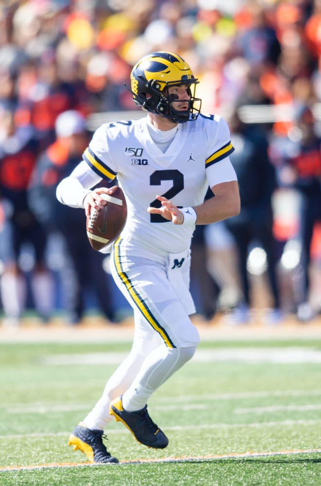 Former Michigan Wolverines football quarterback Shea Patterson