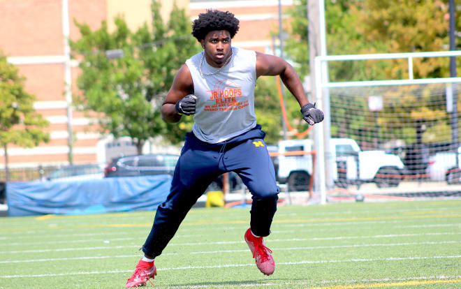 Chicago linebacker Tyler McLaurin is committed to Michigan Wolverines football recruiting, Jim Harbaugh.