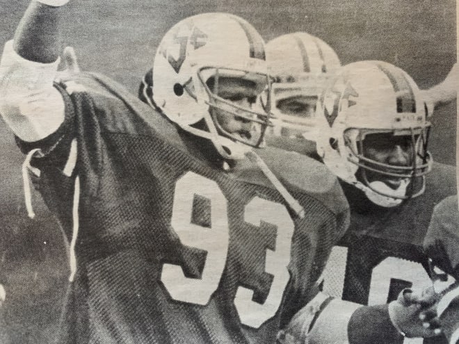 Former NC State defensive tackle Ray Agnew wore No. 93 for the Wolfpack.