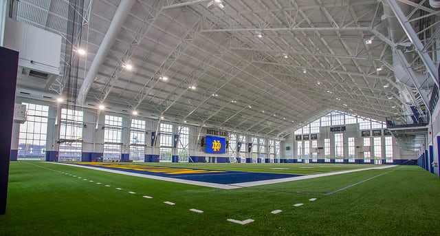 BlueAndGold - Notre Dame's New Football Facility Open For Business