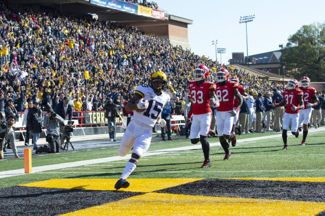 Michigan Wolverines football freshman wideout and kick returner Giles Jackson