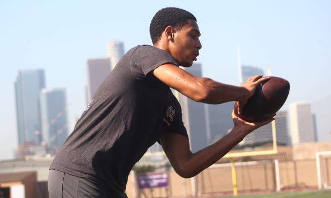 California wide receiver Cristian Dixon is committed to Michigan Wolverines football recruiting, Jim Harbaugh.