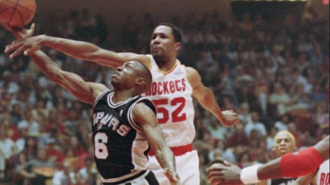 Former NC State Wolfpack basketball forward Chucky Brown won an NBA title with the Houston Rockets.