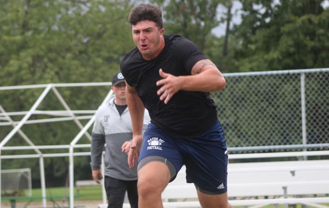 New Jersey defensive lineman Dominick Giudice is committed to Michigan Wolverines football recruiting, Jim Harbaugh.