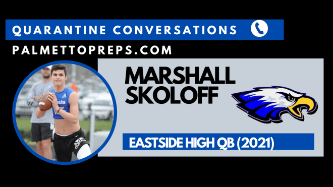 Eastside QB Marshall Skoloff joined PalmettoPreps.com for a conversation this week