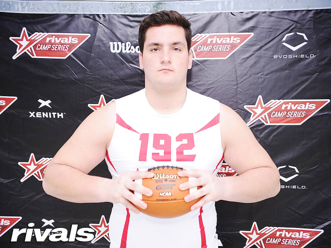 Notre Dame offensive line target Matthew Wykoff of Magnolia (Texas) High