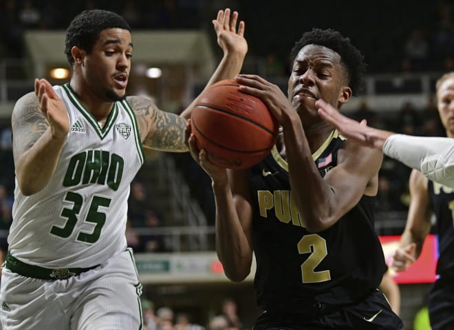 Eric Hunter scored a career-high 18 points and shut down Ohio's best player, Jason Preston