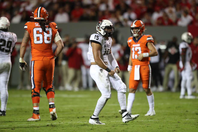 NC State Wolfpack football C.J. Hart 