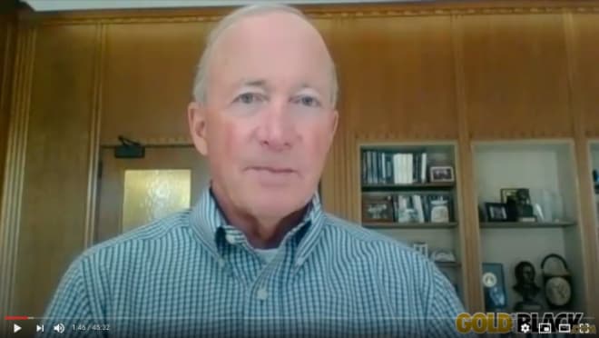 Purdue president Mitch Daniels