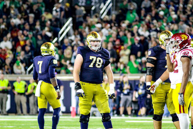 Notre Dame fifth-year senior guard Tommy Kraemer