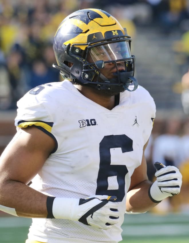 Former Michigan Wolverines football linebacker Josh Uche