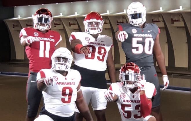 arkansas football jerseys 2019