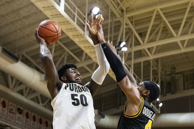 Trevion Williams gave Purdue offensive footing in the first half.