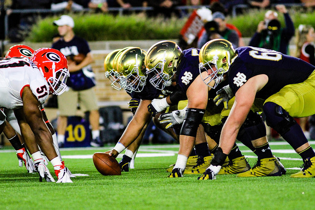 BlueandGold Notre Dame Fighting Irish On Rivals Led By Its 