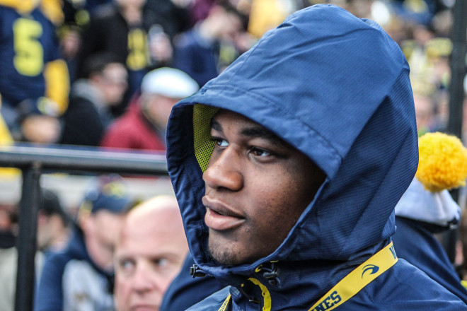 Justin Ademilola could play defensive end or linebacker in college.