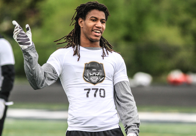 Kelly-Powell was at Notre Dame on Friday. He earned an invite to The Opening on Sunday.