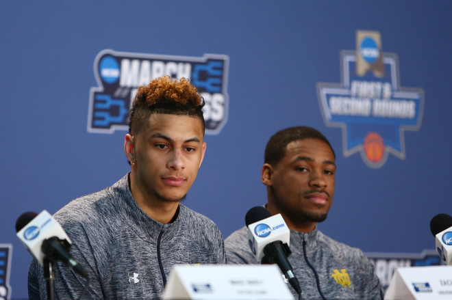 Zach Auguste and Demetrius Jackson earned co-MVP honors for this season.