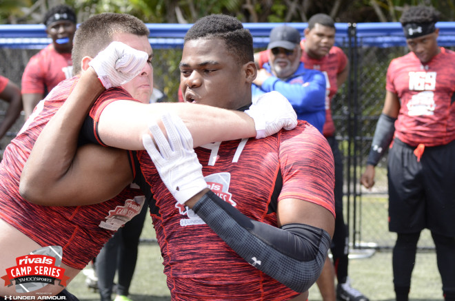 Hawkins at the Rivals Camp Series in Miami