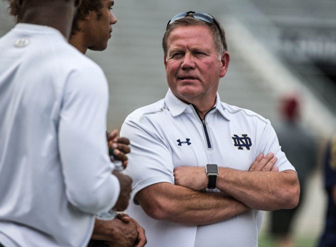 Brian Kelly is the sixth Notre Dame coach out of 15 since 1913 to reach a seventh season.