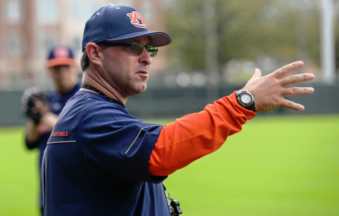 Butch Thompson was hired by Auburn eight months ago.