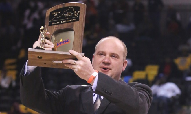 In just his second season at the helm, R.J. Spelsberg led #4 seed Monacan to its first state title