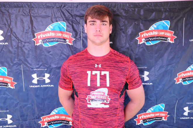 Quinney poses at the Rivals Camp Series event in Orlando