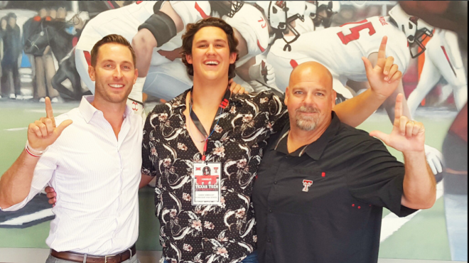 Plano (TX) East offensive tackle Casey Verhulst is commit No. 6 for the Red Raiders in 2017.