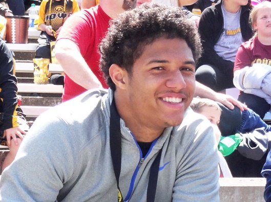 Camron Harrell will be at the Hawkeye Tailgater this weekend.