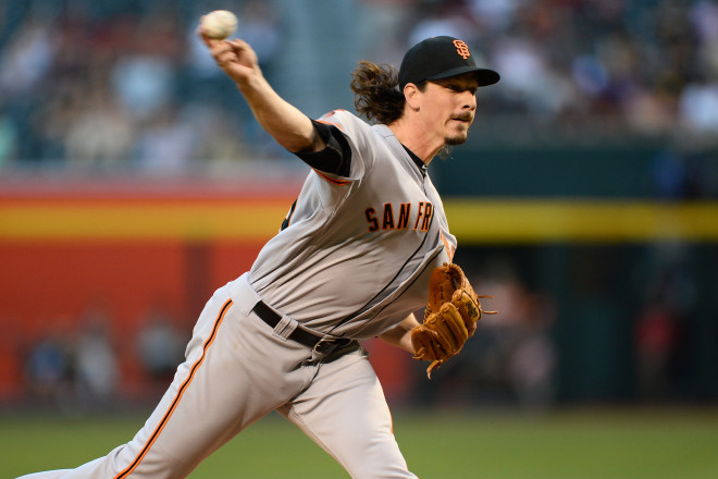 Jeff Samardzija has enjoyed a strong start to his time with the Giants.