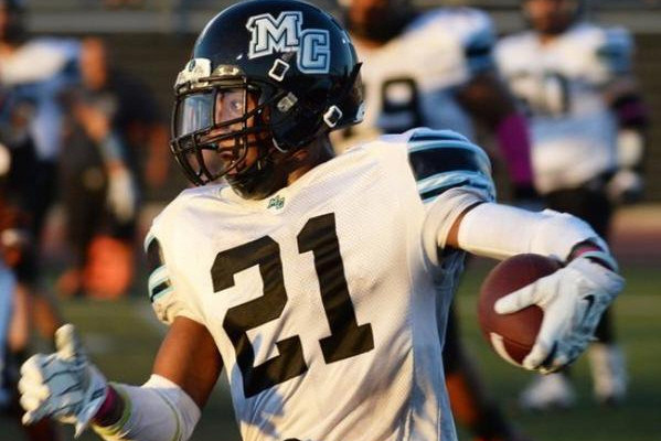 Jalin Burrell made the transition from offense to defense last season at Moorpark College.