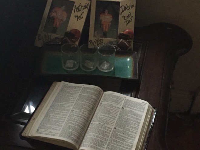 Part of Betty Cook's daily routine is praying for her son, Anthony, and her grandson Dalvin.