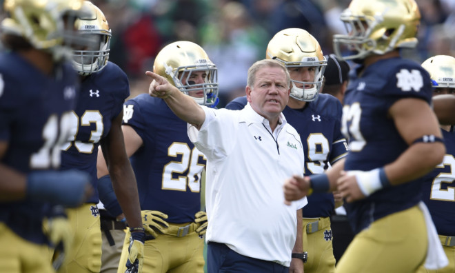 Brian Kelly is 55-23 through his first six seasons at Notre Dame.