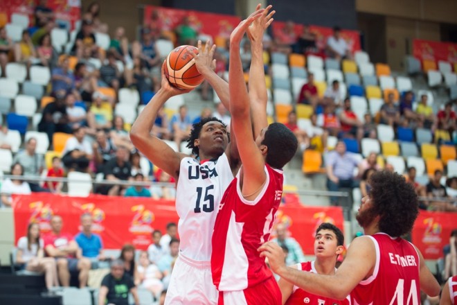 Wiley had 15 points, 11 rebounds and two blocked shots in a 104-57 win over Egypt on Sunday.