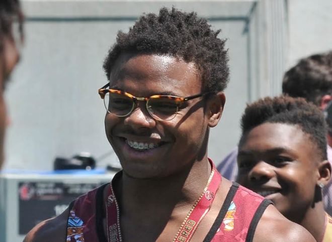 RB Khalan Laborn enjoyed his visit to Orlando for the Seminoles' spring game.