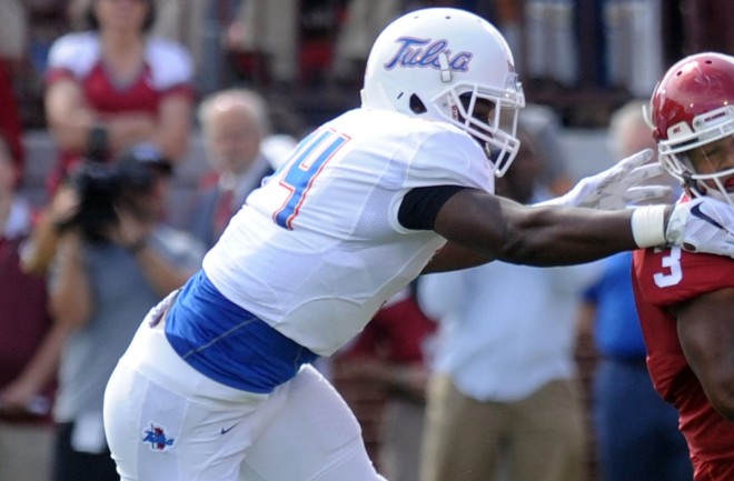 Tulsa tight end Chris Minter saw playing time as a true freshman in 2015.