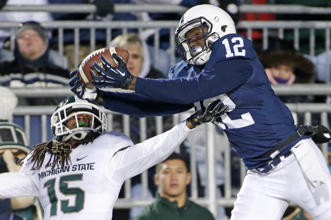 Penn State's Chris Godwin returns as one of the Big Ten's best wide receivers this season.