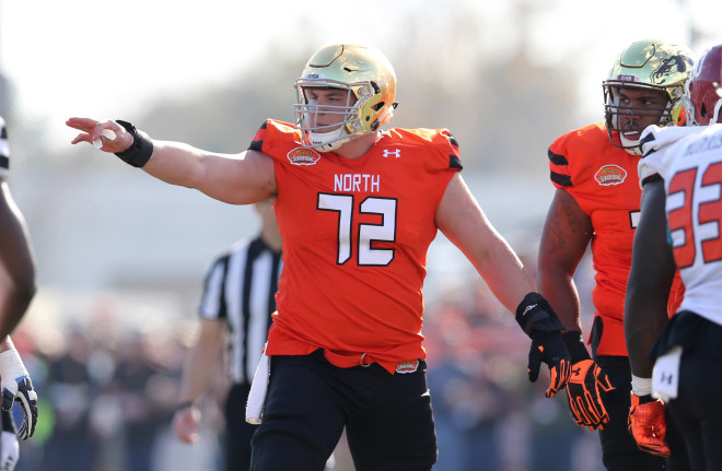 Former Irish offensive lineman Nick Martin is expected by many to land in the second or third round of the NFL Draft.
